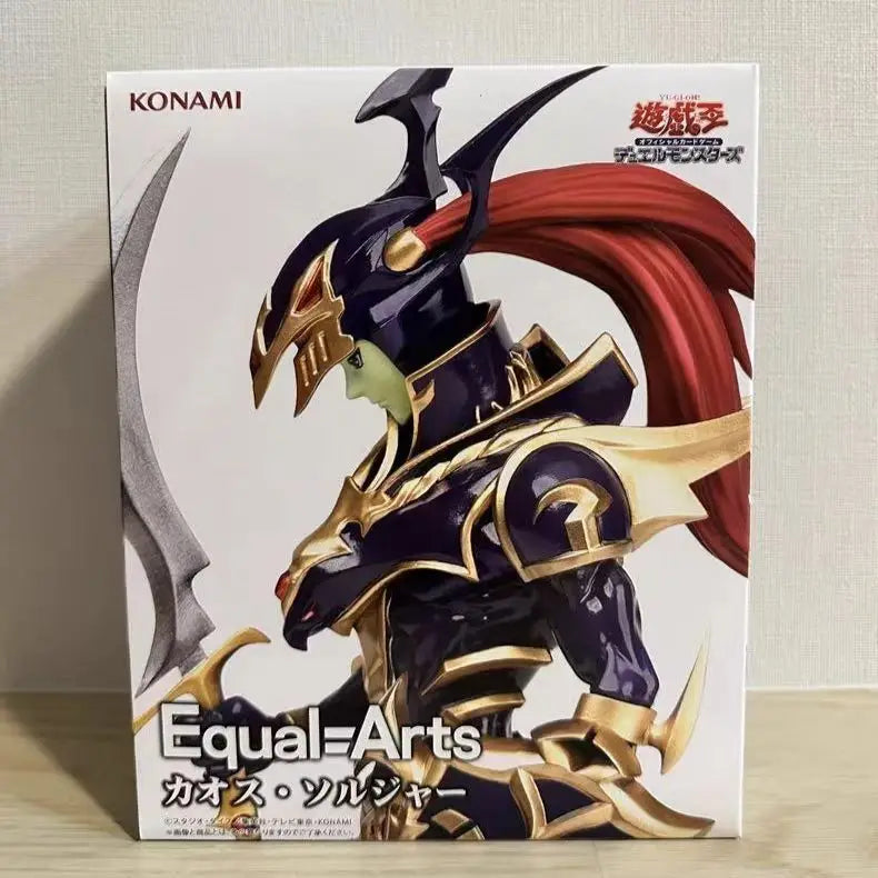 Bandai Original KONAMI Yu-Gi-Oh! Legion Black Luster Soldier Anime Figure Action Figurine Toys PVC Model Collection Doll Gift