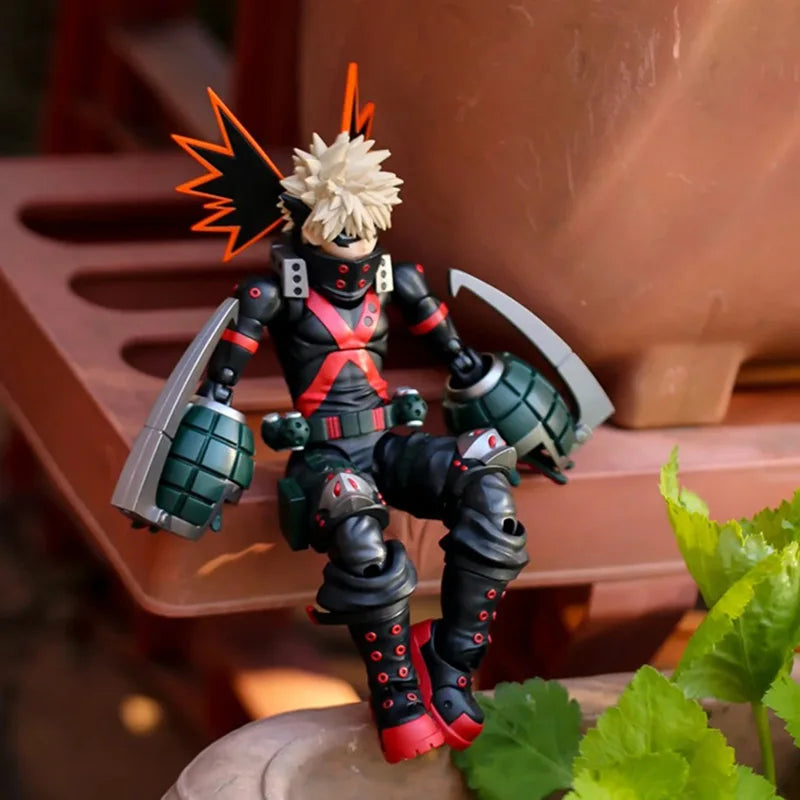 Authentic Bandai My Hero Academia Katsuki Bakugo Figure Anime Merchandise Articulated Action Toy Collectible Decorative Piece
