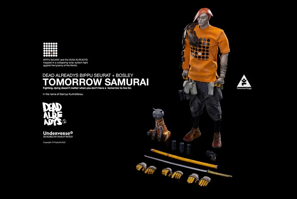 【Auf Lager】Original UNDERVERSE NDERVERSE TOMORROW KINGS Serie BIPPU SEURAT 1/6 Actionfigur Ornament Spielzeug Modell
