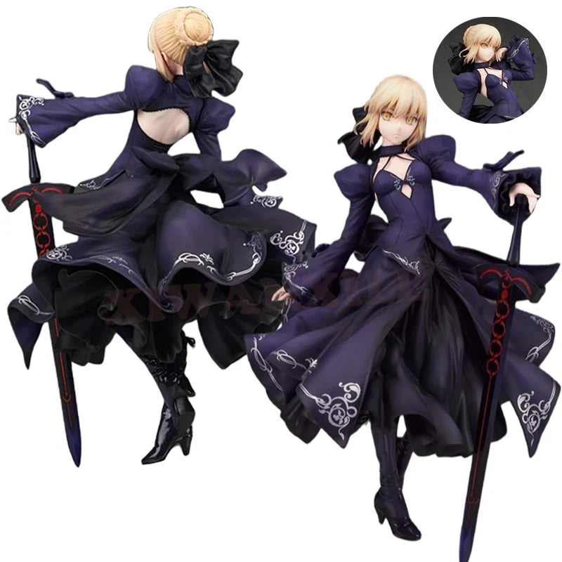 25cm Fate/Grand Order Sexy Anime Figure Altria Pendragon Action Figure Saber Alter Figure Adult Collectible Model Doll Toys Gift