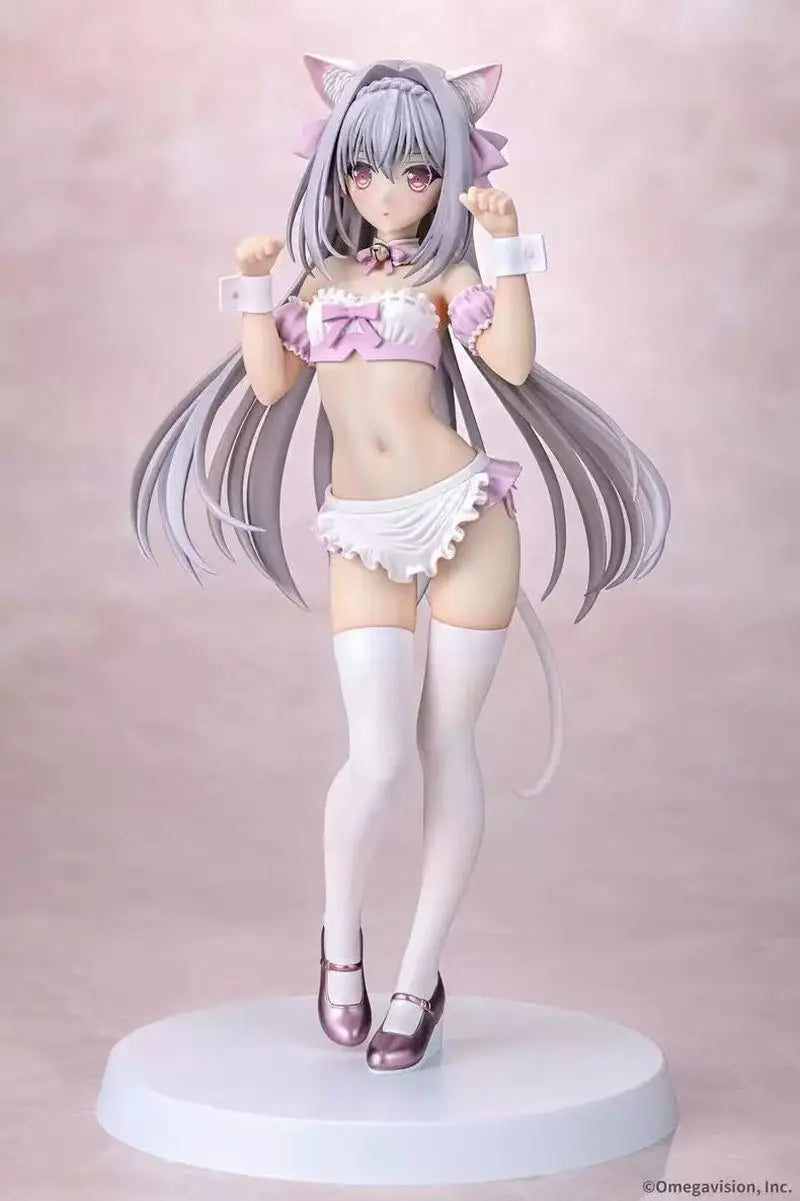 Omevision Sakuraguchi Temple Moon God Figure Cat Ear Maid Natural Color Statue Tsuki Ni Yorisou Otome No Sahou Otaku Otaku Gift