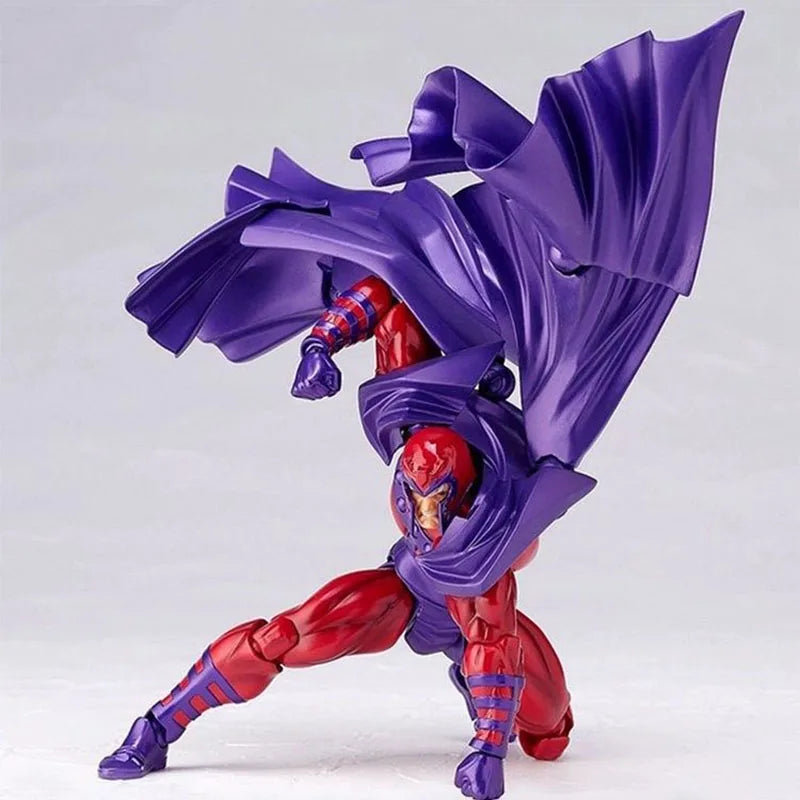 Original  Magneto Revoltech AMAZING YAMAGUCHI Max Eisenhardt Anime Figure Model Action Toys for Boys Gift Collectible