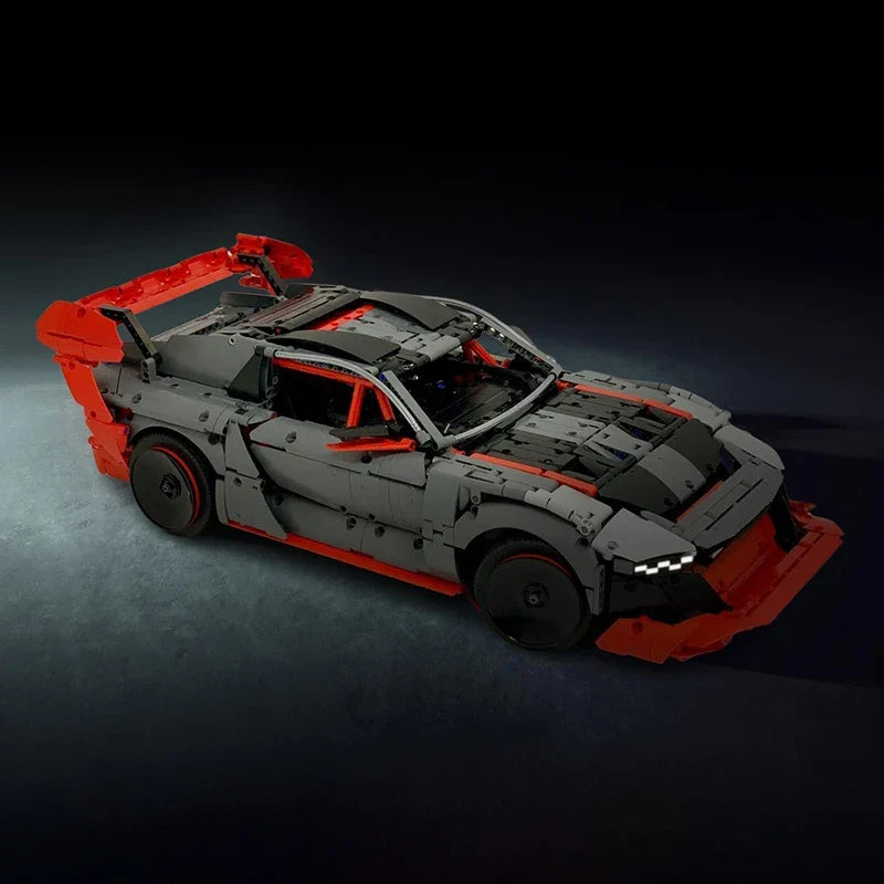 Champion Speed Cars Moc Building Bricks S1 E-Tron Quattro Sports Car Model Technology Modular Blocks Gift Christmas Toys DIY Set