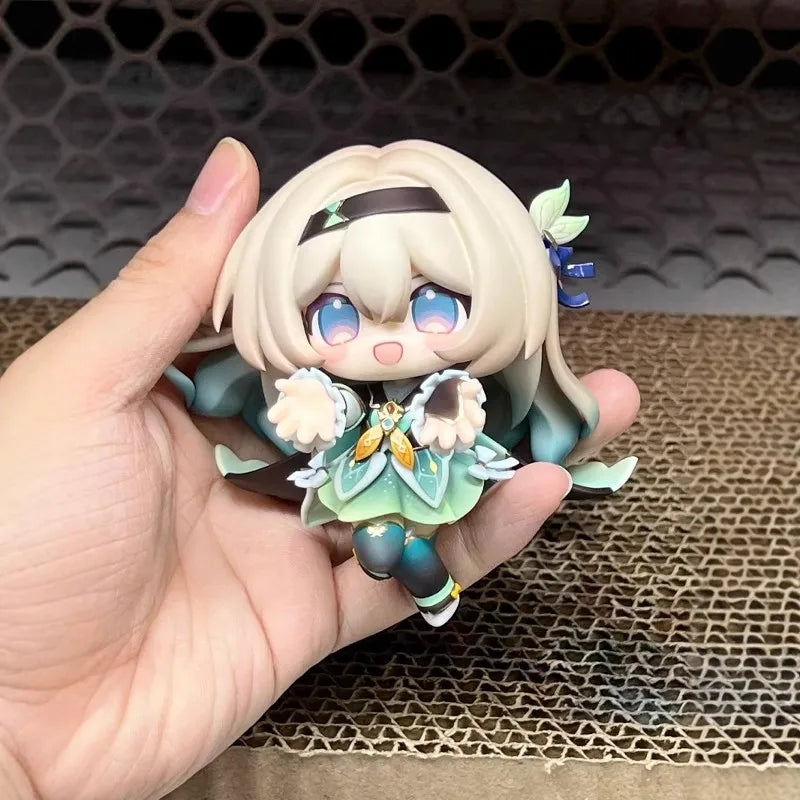 11cm Firefly Q Version Figure Honkai Star Rail Anime Figure Beautiful Girl Game Peripherals Desktop Decoration Best Gift for Boy