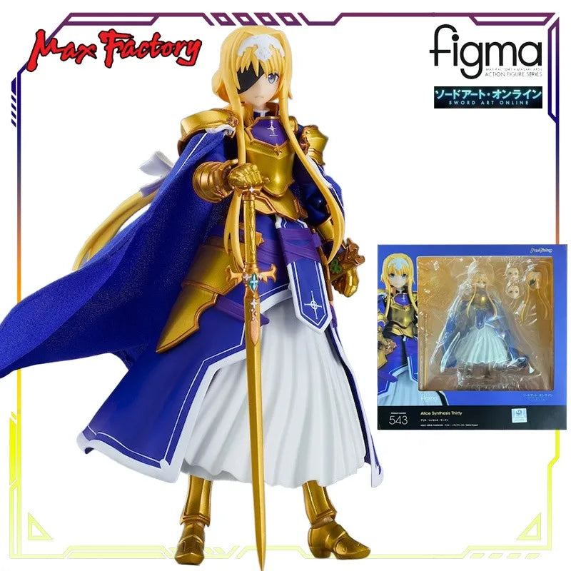 Max Factory Original Figma SWORD ART ONLINE Alicization Series Kirito Alicization Ver\Yogio Anime Action Figure Model Toys