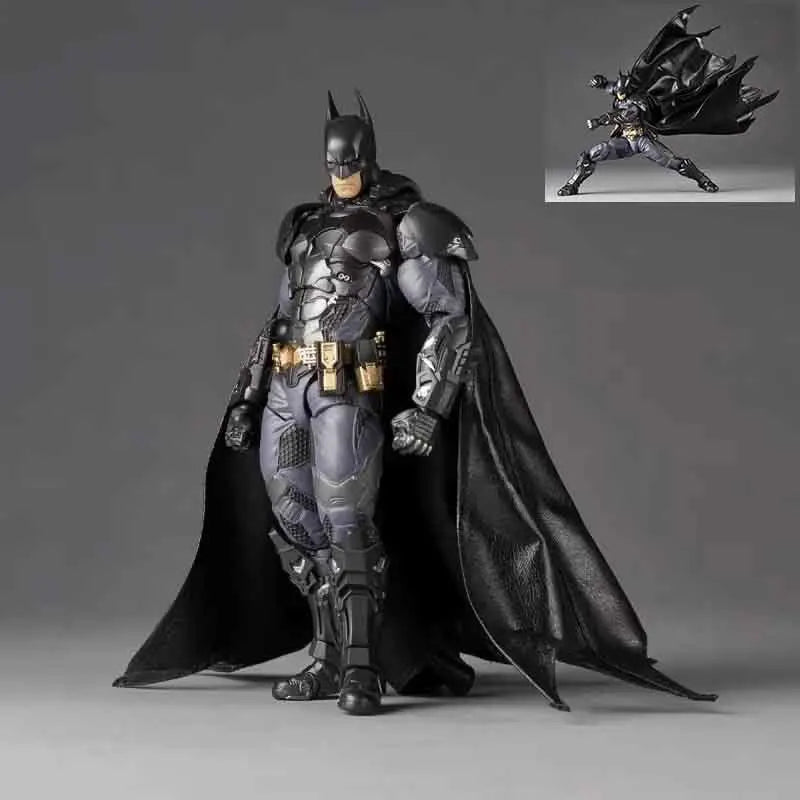 New Factory Kaiyodo Amazing Yamaguchi Revoltech Batman Arkham Knight Ver Movie Action Figures Collection Ko Model Custom Toy