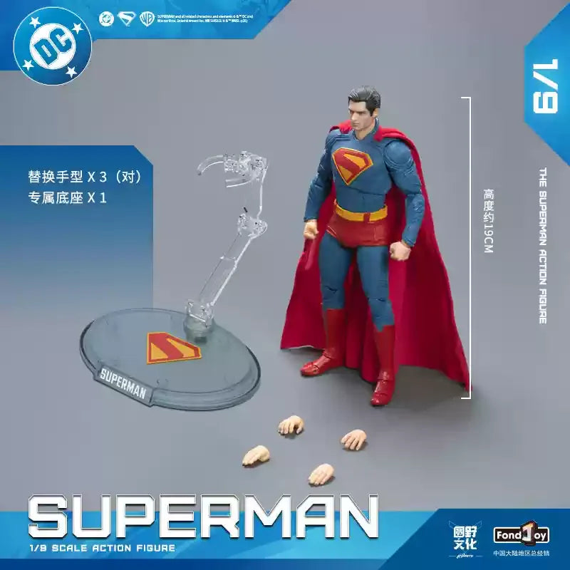Fondjoy Superman 1/9 Scale War Damage Version Action Figure Collectible Model Statue Gift for Collectors