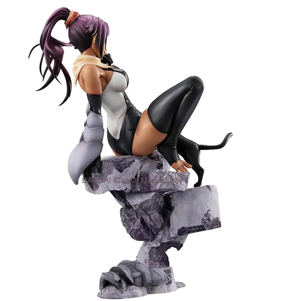 100% Original in Stock MegaHouse G.E.M. Bleach Shihouin Yoruichi Anime Figure Collection Series Garage Kit Model Decoration