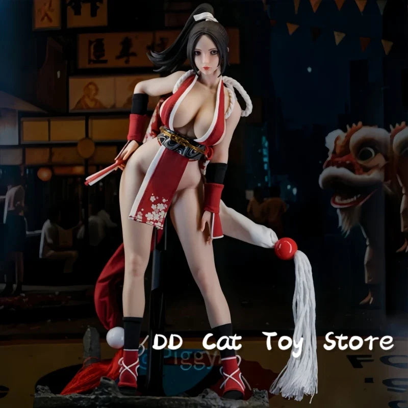 In Stock Ninja Cat 1/6 N001 Mai Shiranui Female Fighter 12'' Female Scale Collectible Action Figure Model Toy Birthday Xmas Gift
