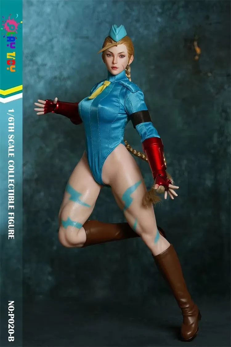 In Stock Play Toy Street Fighter P020 A B Figure Fighting Female Warrior Cammy 1/6 Action Figurine Model Collectible Doll Toys