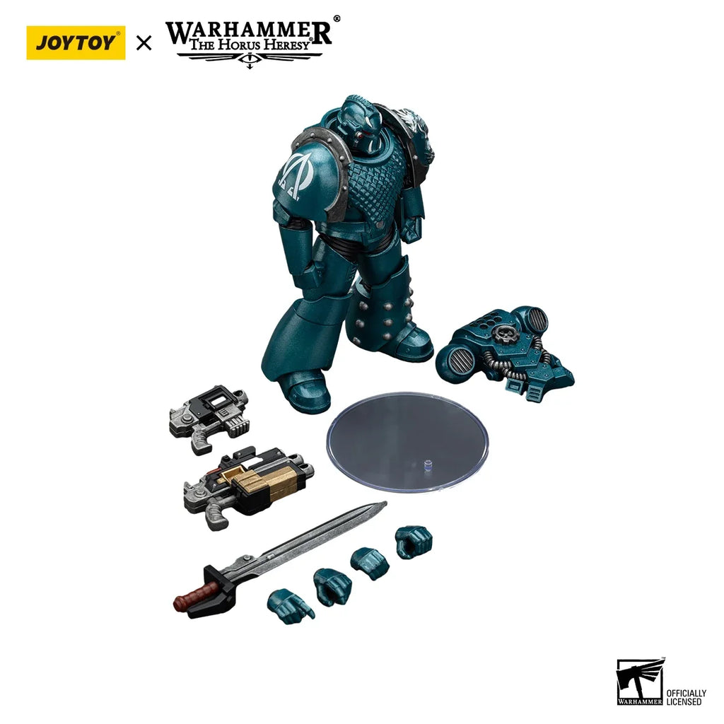 JOYTOY Warhammer 40K 1/18 Action Figures Alpha Legion 3PCS Model Alpha Legion Exodus The One Who Is Many Headhunter Prime Anime