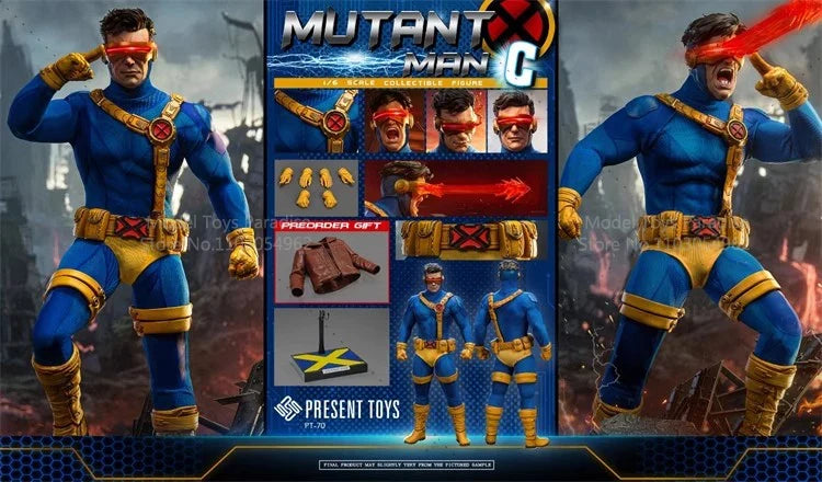 PRESENT TOYS PT-sp70 PT-sp71 1/6 Collectible Toys Cyclops Super Hero Men Soldier 12inch Action Figure Model Gifts