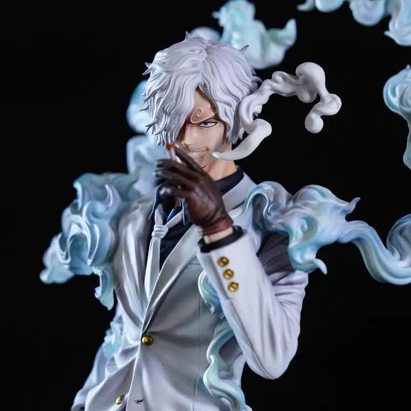 28cm  Anime One Piece Figure Sanji Figures Smoking Sanji Figurine Statue Pvc Collection Model Decoration Doll Toys Gifts