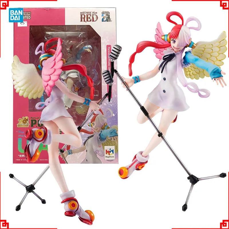 Bandai Genuine MegaHouse ONE PIECE World diva UTA Anniversary Anime figure Movable toy Anime Peripheral Doll for Collectors