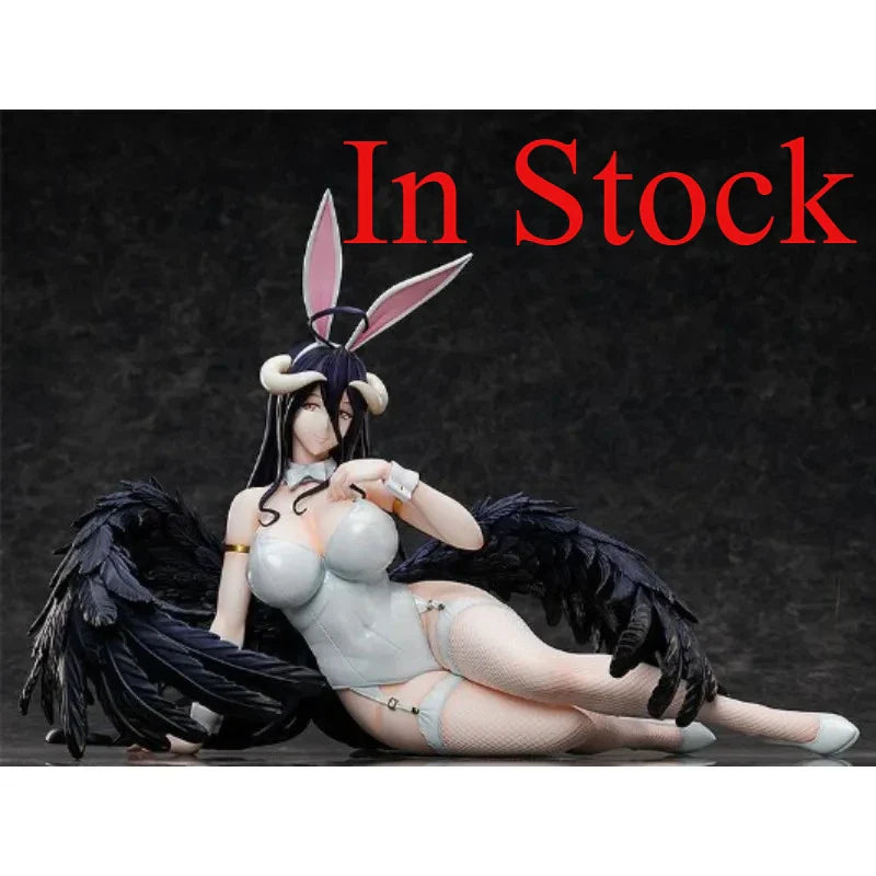 Auf Lager MX Overlord Albedo Bunny Girl 1/4 Maßstab PVC 18 Figur Anime Modell Trendy Spielzeug Schreibtischpuppe Sammlerstücke