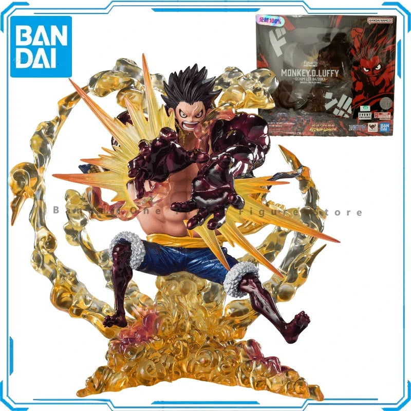 In Stock Original Bandai Figuarts ZERO EXTRA BATTLE Series Luffy Action Figures Animation Toys Collector Anime Hobby Gifts Model