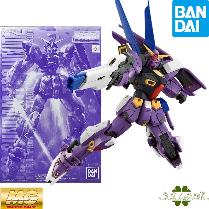 Bandai Original MG Gundam F90  1/100  Anime Action Figure Assembly Model Toys Collectible Model Ornaments Gifts For Children