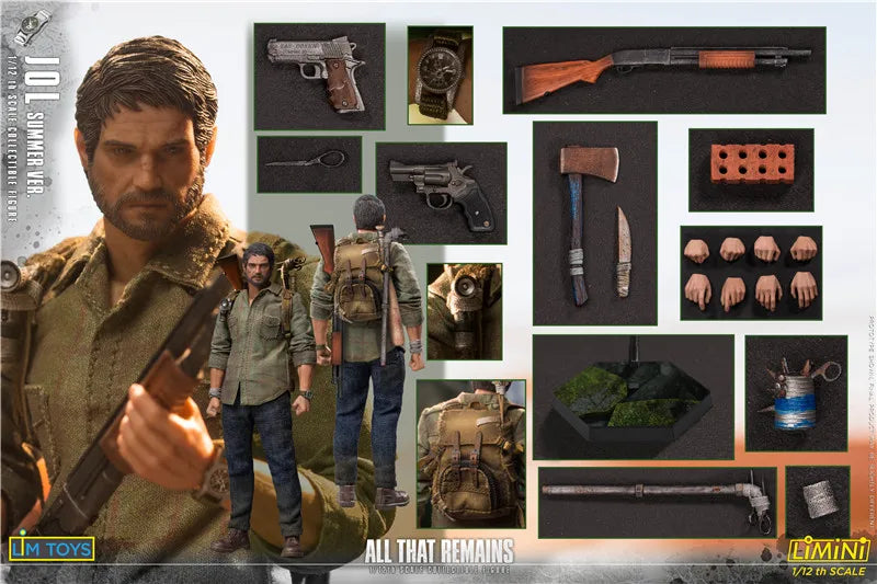 LIMTOYS LMN004 LMN005 LMN006 1/12 The Last Survivor Joel Ellie Action Figure Model 6'' Soldier Full Set Toys for Collection
