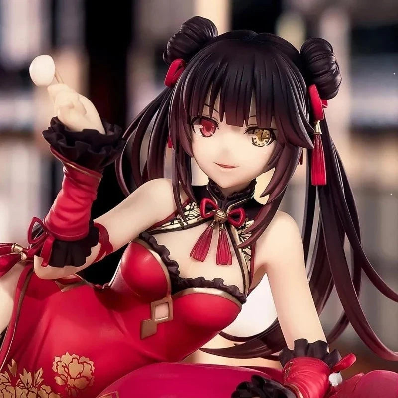 Japanese Comics Figure  APEX DATE A LIVE The Return of Elves Tokisaki Kurumi Chinese New Year Qipao Anime Model Bandai Banpresto