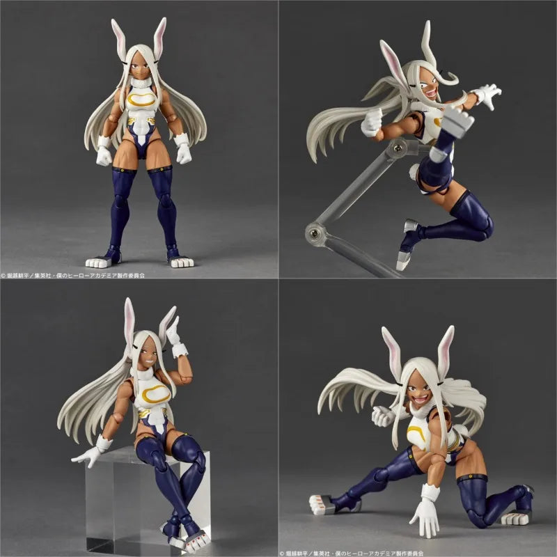 Original Kaiyodo Revoltech Mirko My Hero Academia Amazing Yamaguchi In Stock Anime Collection Figures Model Toys