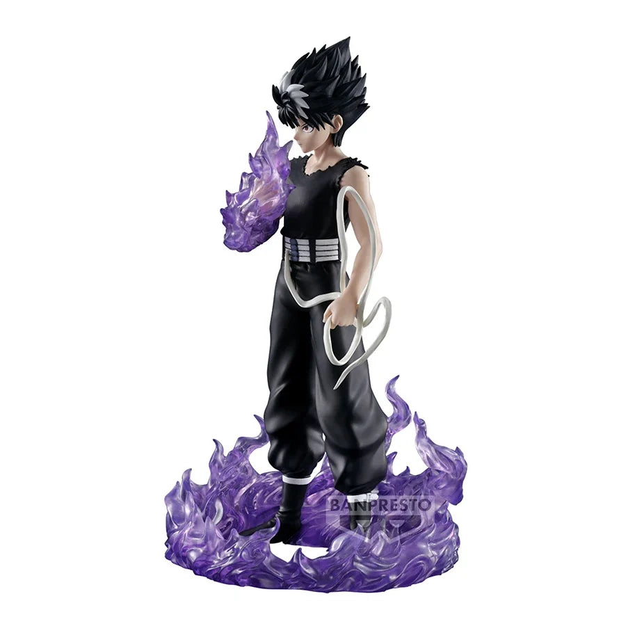 Banpresto YuYu Hakusho Anime Figurines Ankoku Bujutsukai Hiei Black Dragon Wave Effect PVC Action Figures Collection Model Toys