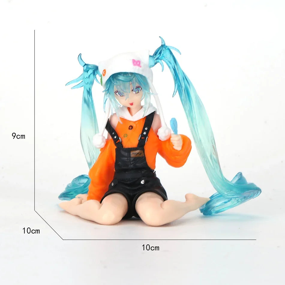 New Hatsune Miku Lollipop Series Figure Anime Peripheral Collectible Models Decorative Decorations Children Kawaii Gift