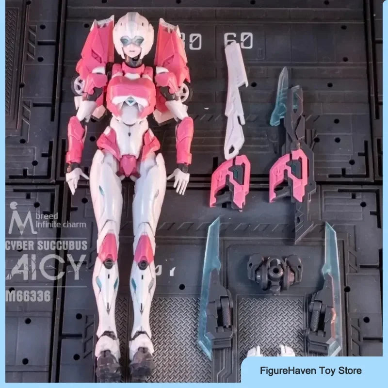 Meili Infinity M66336 17cm Arcee Transformer Assembly Model Kit  Doll Desktop Ornament Robot Toys Surprise Gifts Action Figures