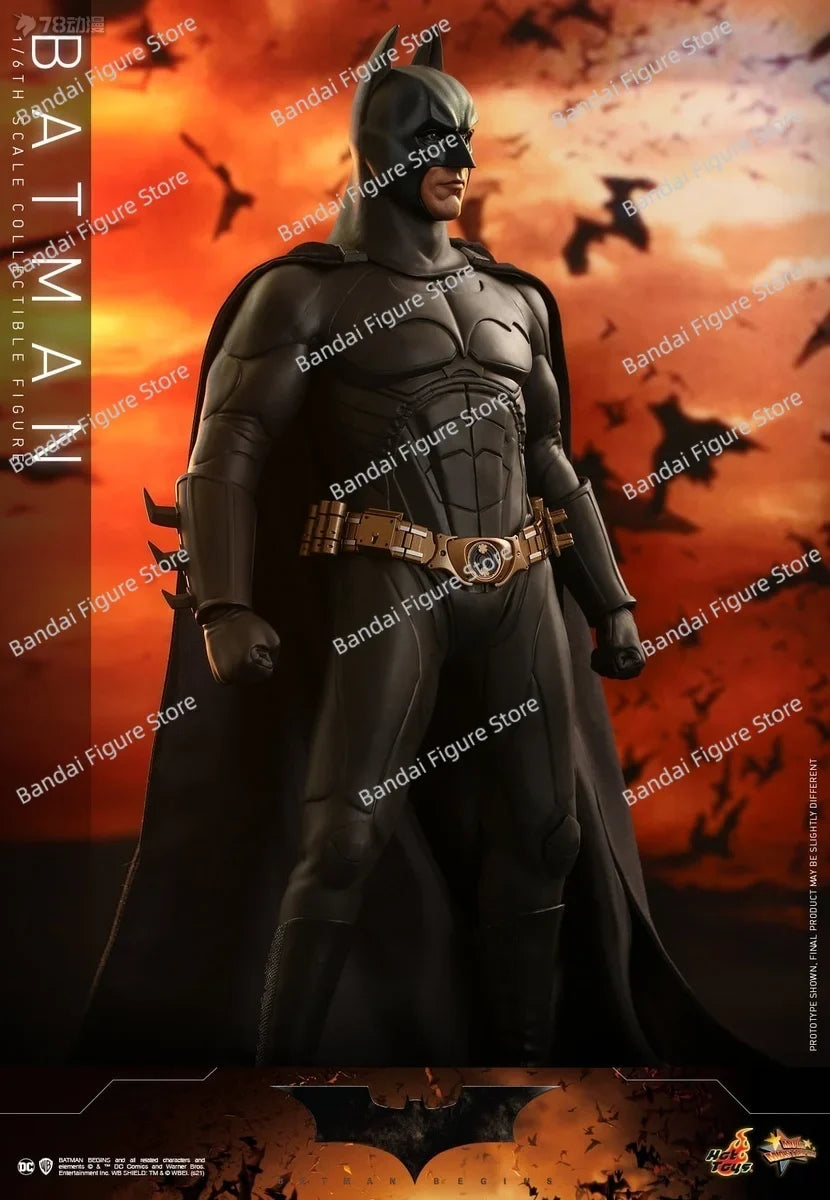 HOTTOYS MMS595 1/6 Bruce Wayne Batman Collectible Action Figure DC Comic Movie Batman Begins Man Soldier Model 12" Full Set Toys