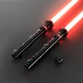 DamienSaber Darth Maul Lightsaber Sensitive Smooth Swing Light Saber FX Heavy Dueling Laser Sword Metal Hilt with 34 Sound Fonts
