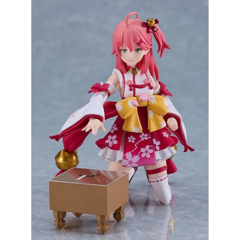 Max Factory Original Figma Hololive Sakura Miko Anime Action Figures Toys for Boy Christmas Gift Collectible Model Ornaments