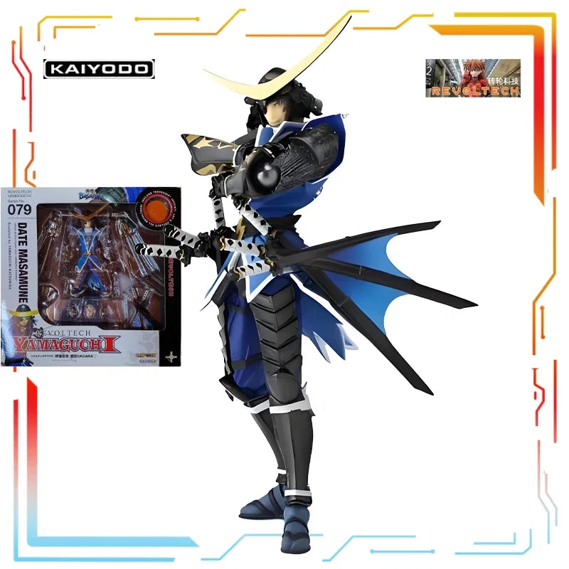 Kaiyodo Finished Movable Doll Basara Ida Masamune of The Warring States Period Anime Action Figure Model Toy Model Gifts for Boy