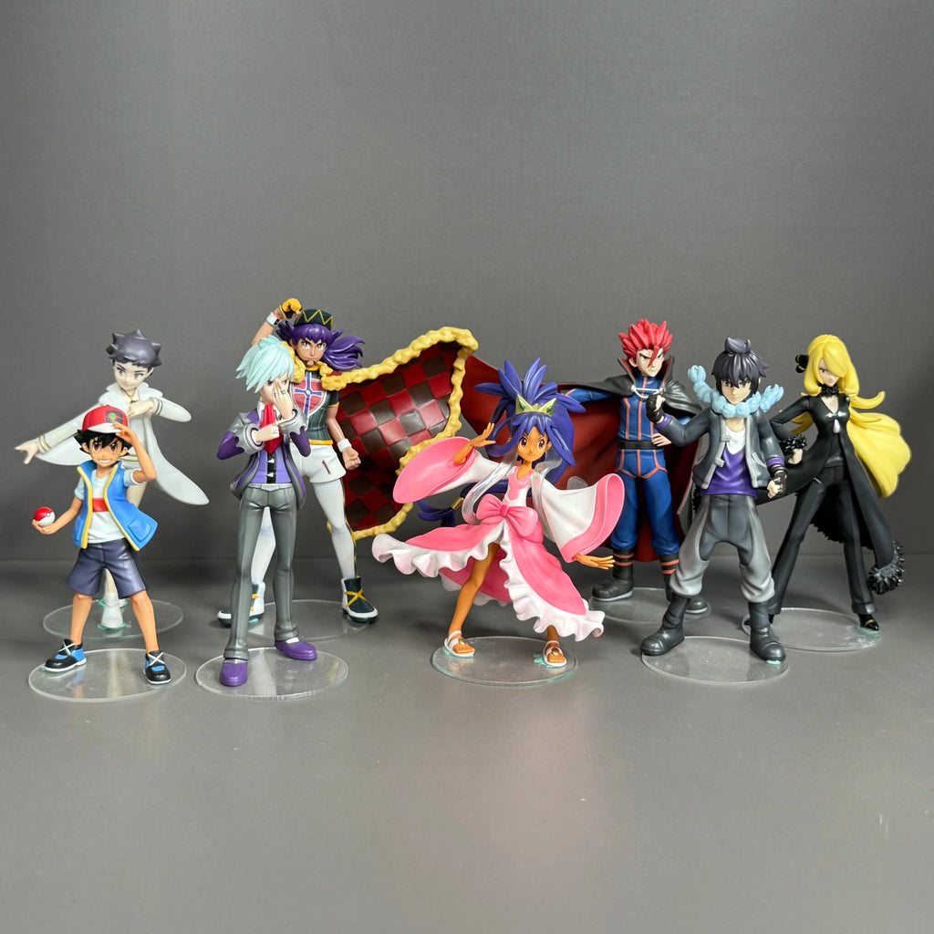 In-Stock 1/20 Eight Masters Full Pokemon Model Toys Desktop Decorations Toy For Boys Holiday Gifts