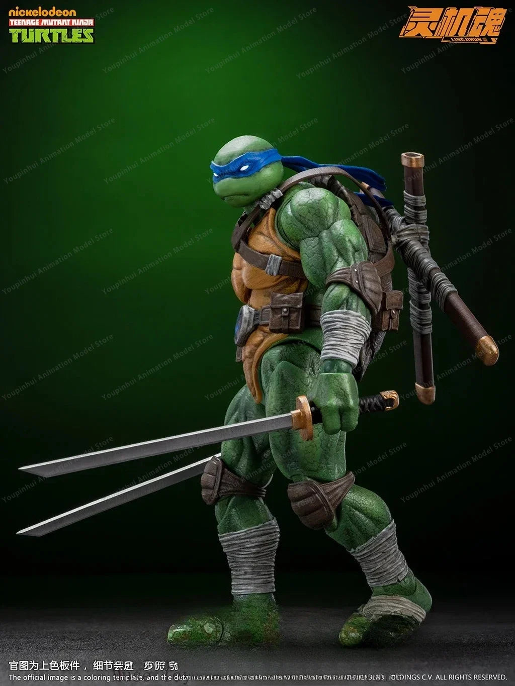 Original Ling Ji Hun TMNT Series Raphael Mikey Leonardo Donatello Action Figures Collectibles Models