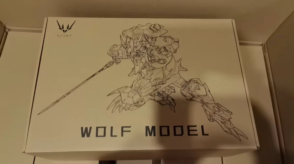 【In Stock】 Wolf Technology 1/100 Wolf King Alloy Skeleton Assembly Model Mecha Stitch Assembly Model Kit Action Figure Toy Gifts