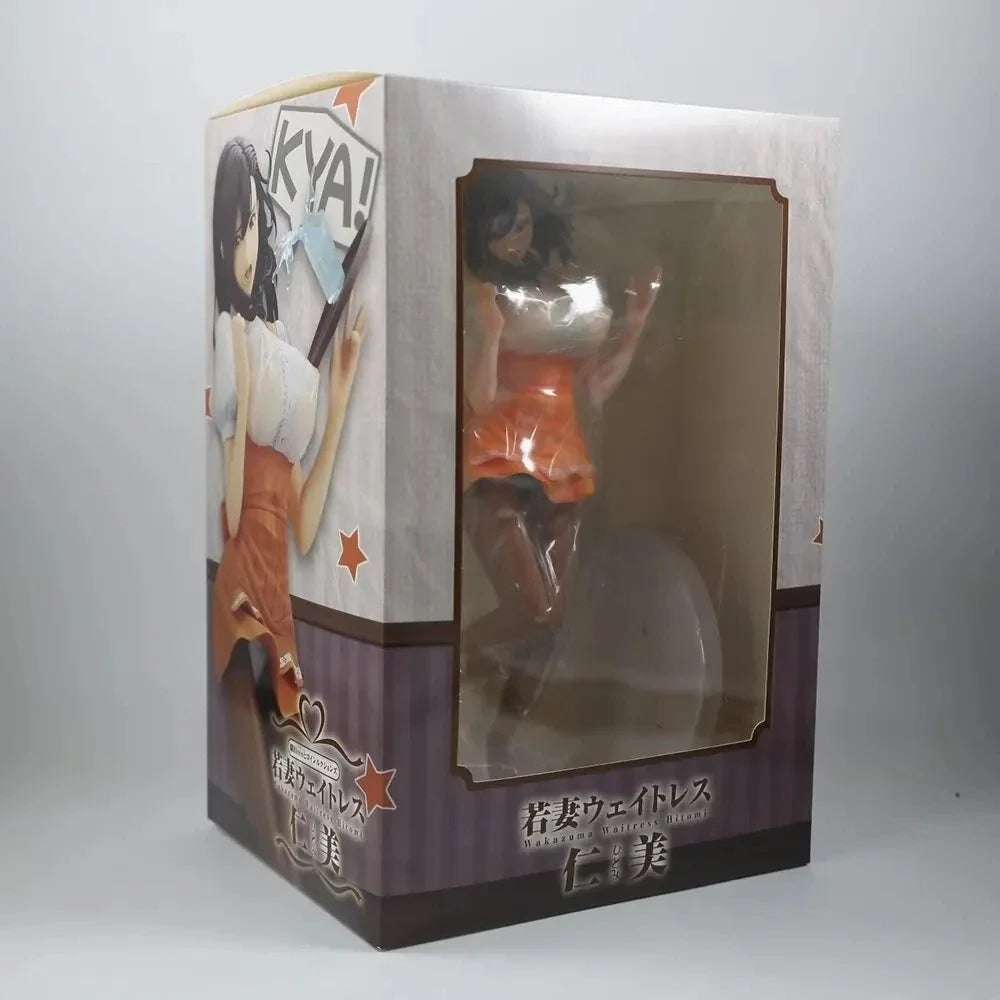Young Wife 29cm  Waitress Hitomi Girl Figure Oda Non Product Model Statue Boys Collection Desktop Decoration Ornament Toys Gifts