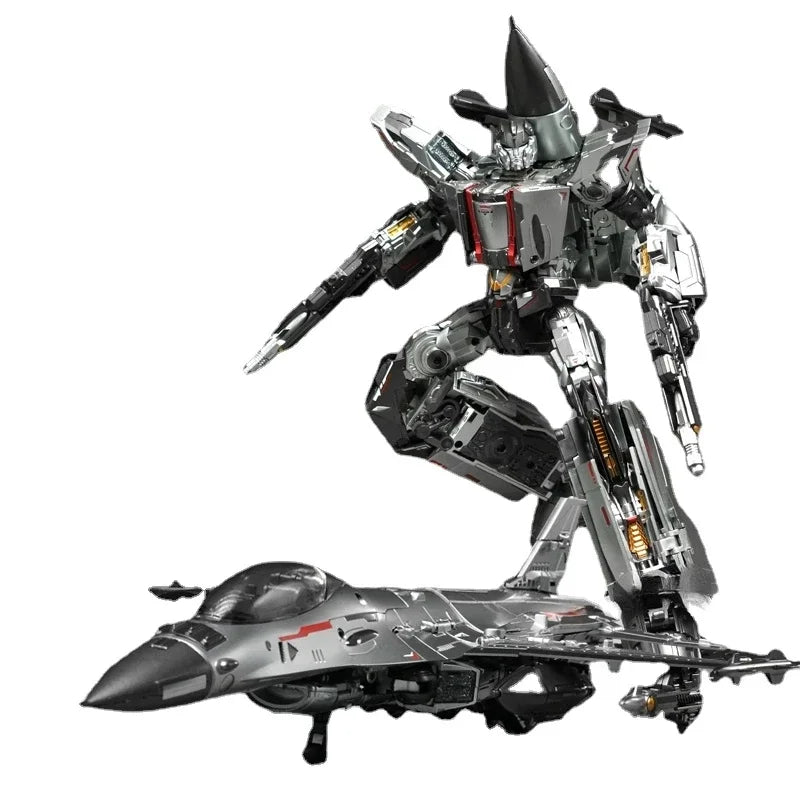【Inventory】 DST01-002 F16 HighDrive Dream Star DST01-001 Slingshot Super Airplane Alloy Action Figure Transformed Gift with Box