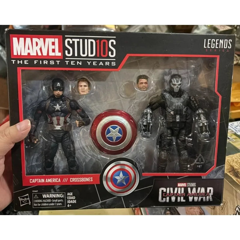 Neue Original Hasbro Marvel Legends Serie CAPTAIN AMERICA CROSSBONES Actionfigur Modell Spielzeug Geburtstagsgeschenk Kollektion