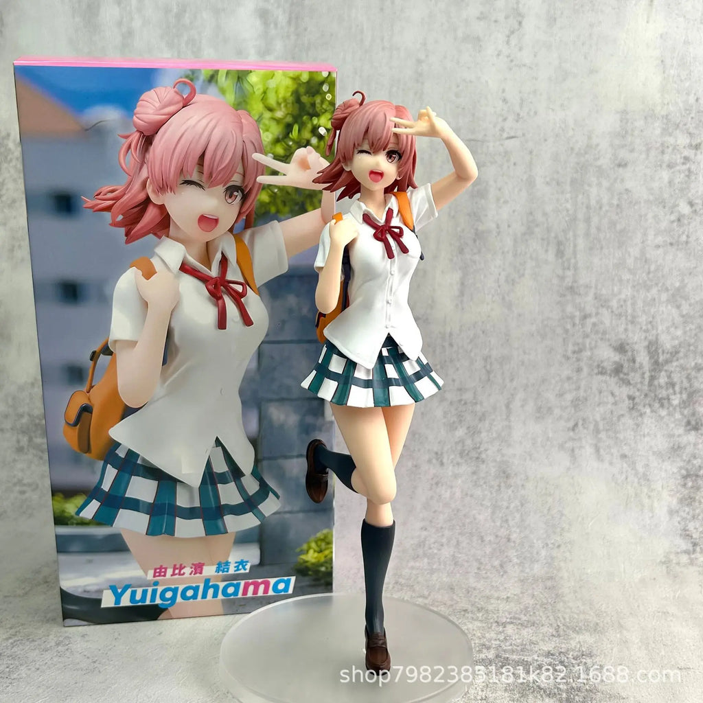 Peripheral Derivatives Yuigahama Yui Beautiful Young Girl Gw Hand-Made Animation Model Desk Cute Ornaments Tide Play Good Things