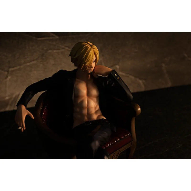 Megahouse Original POP Figurine Series One Piece "S.O.C" Sanji Anime Action Figure Model Toys Model Ornaments Gifts Fo Boys