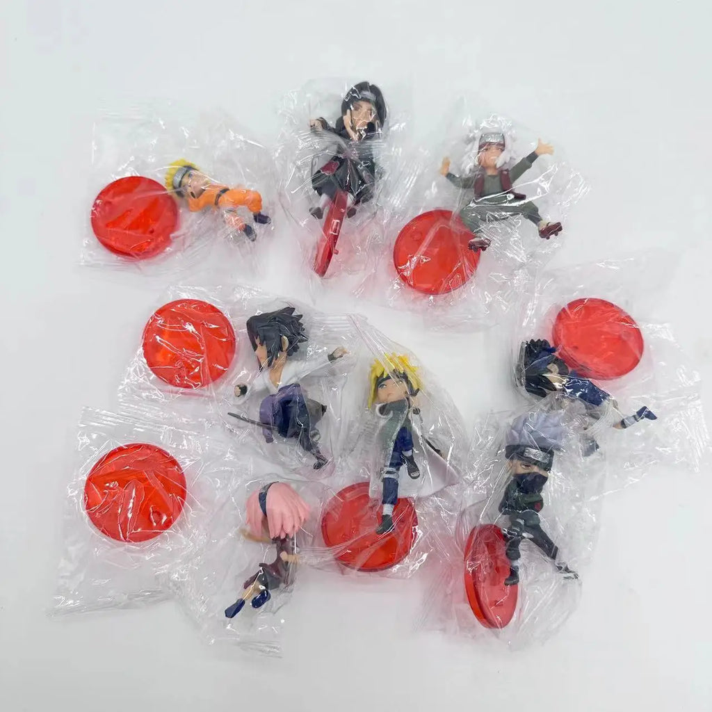 8pcs/set Naruto PVC Action Figure Model Toys