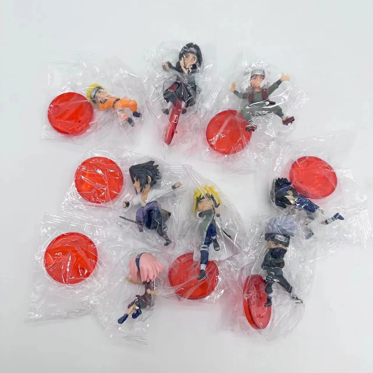 8pcs/set Naruto PVC Action Figure Model Toys