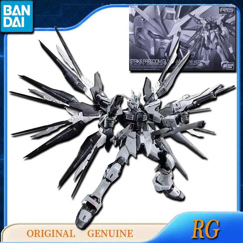Bandai Original Genuine RG STRIKE FREEDOM JUSTICE DESTINY GUNDAM ZGMF-X09A-X10A-X20A-X42S Anime Action Figures Assembly Model