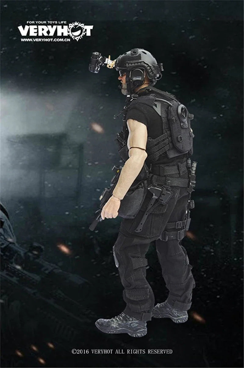 1/6 Scale Veryhot VH1048 Complete Set U.S. Navy SEAL Night Operations Combat Uniform Clothes 12 Inches Collection