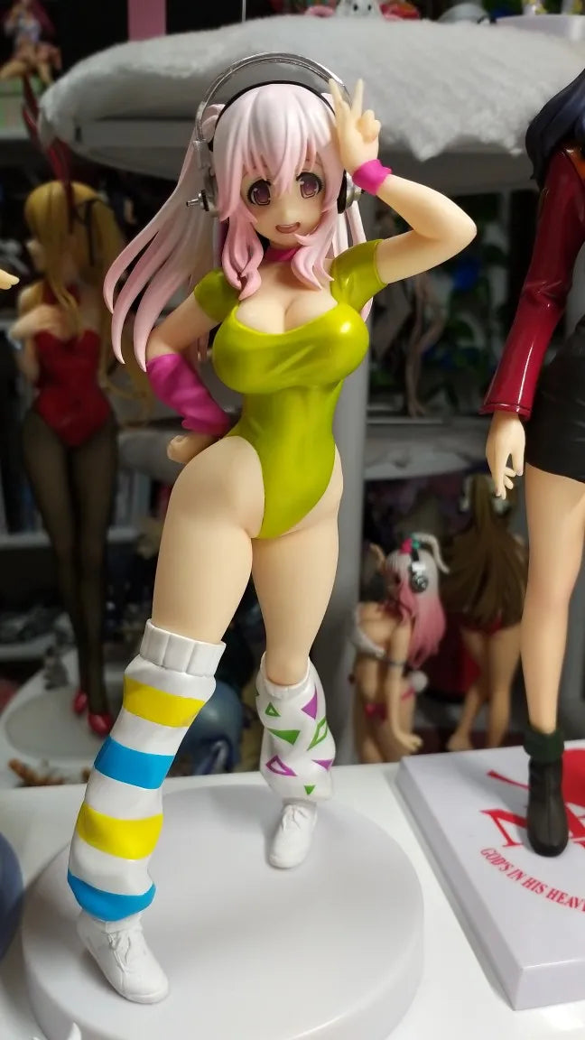 No box Japanese original anime figure  SUPER SONICO knight ver action figure collectible model toys for boys