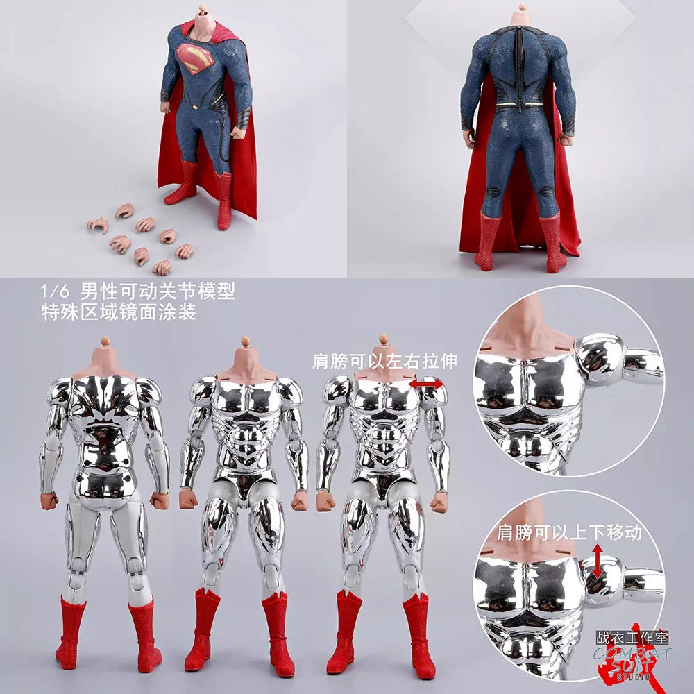 Auf Lager SN01 1/6 Übernatürlicher beweglicher Körper S Print Bodysuit Design Kampfanzug Zubehör Spielzeug für 12" Mann Held Actionfigur