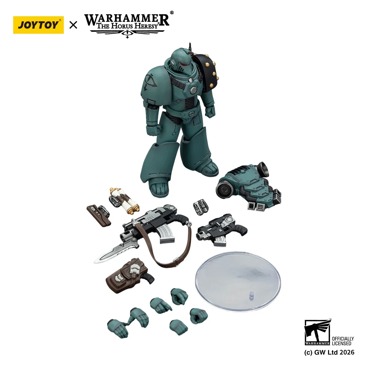 【Pre-sale】JOYTOY Warhammer 40K Sons of Horus MKVI Tactical Legionary 1/18 Action Figure Toys Collection