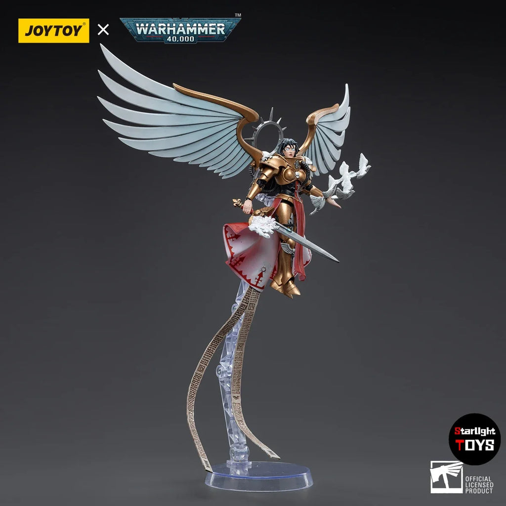 JOYTOY Warhammer 40K Adepta Sororitas Celestine The Living Saint Model Toy Gift 1/18 Action Figure