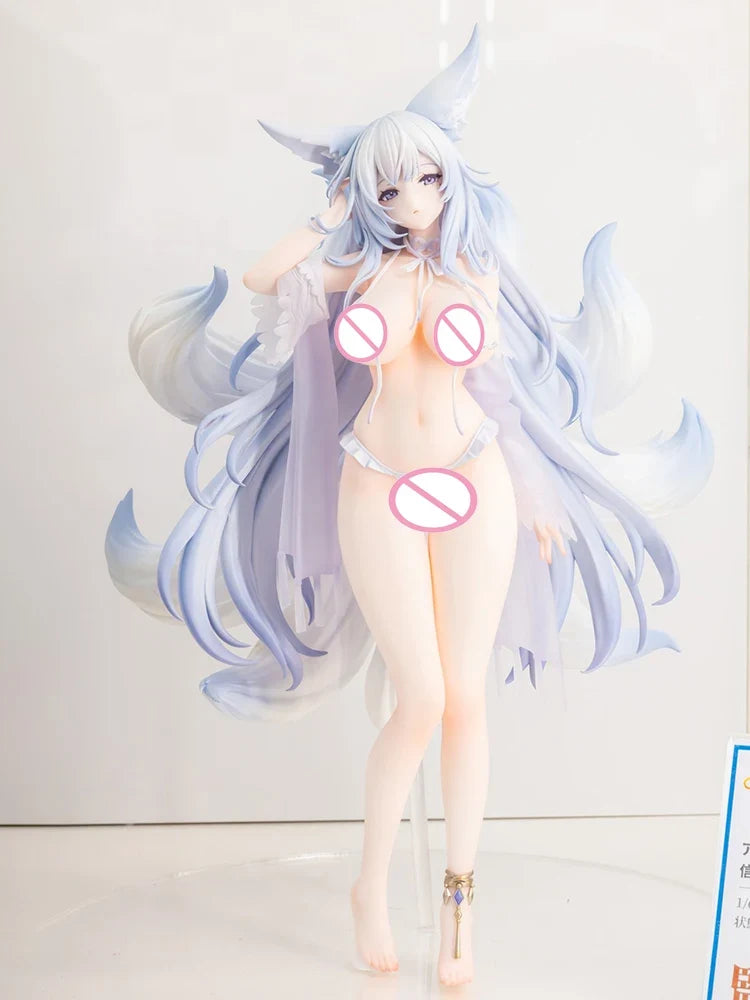 AniGame Azur Lane Shinano Hakuryu 1/6 Scale Anime Figure White Sand Dream Swimsuit Ver Collectible Display Model For Anime Fans