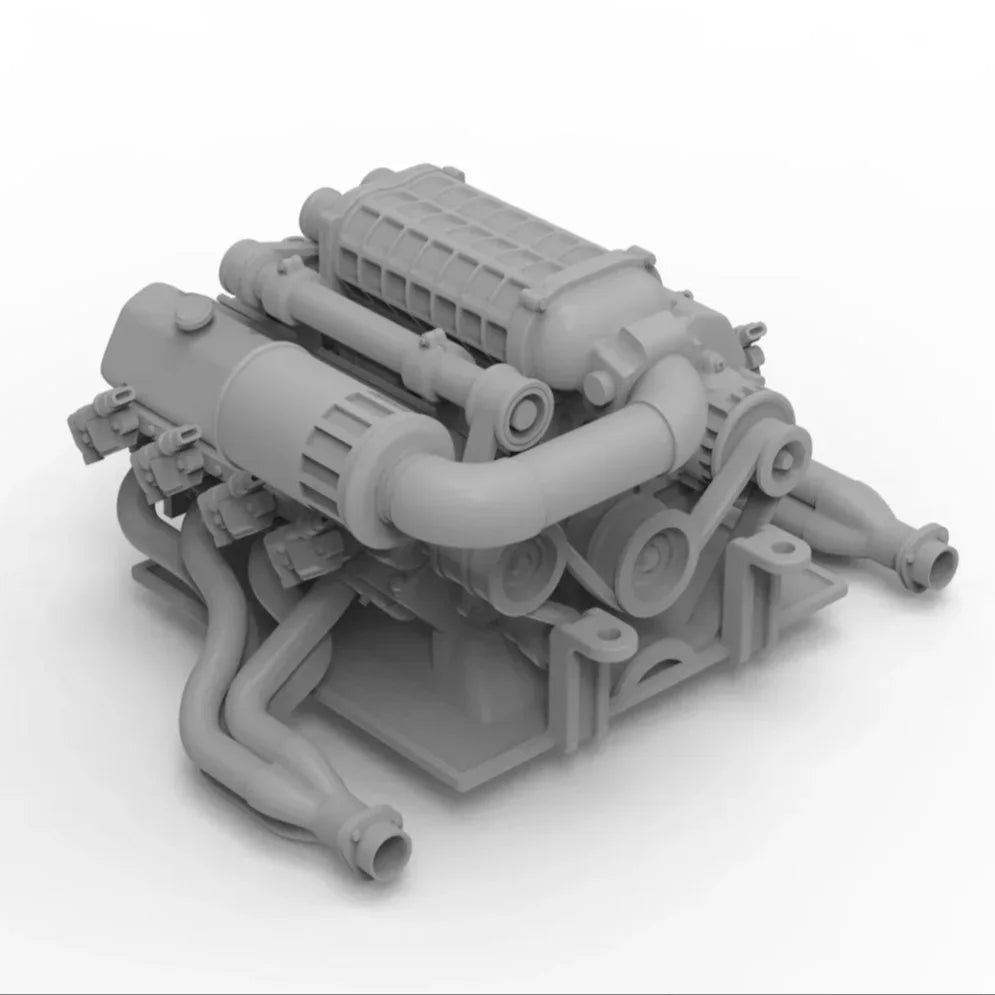 RC Car  Engine Model Decoration for 1/10 VP OPTIC H10 KIT TRX4 Defender AXIAL SCX10 RC4WD Sport Jeep K10 TF2 TRX6 G63