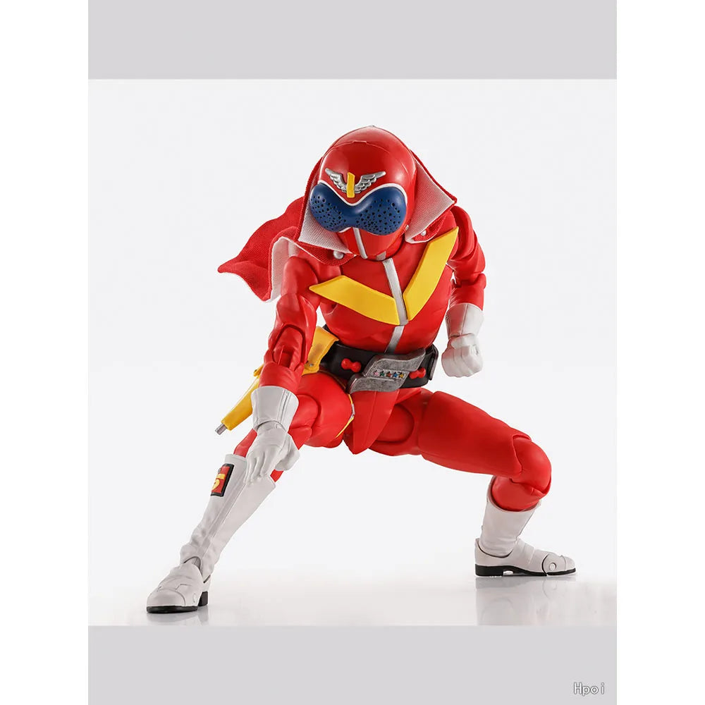 100% Authentic In Stock Original Bandai S.H.Figuarts Super Sentai: Himitsu Sentai Gorenger Akarenger - 50th Anniversary Edition